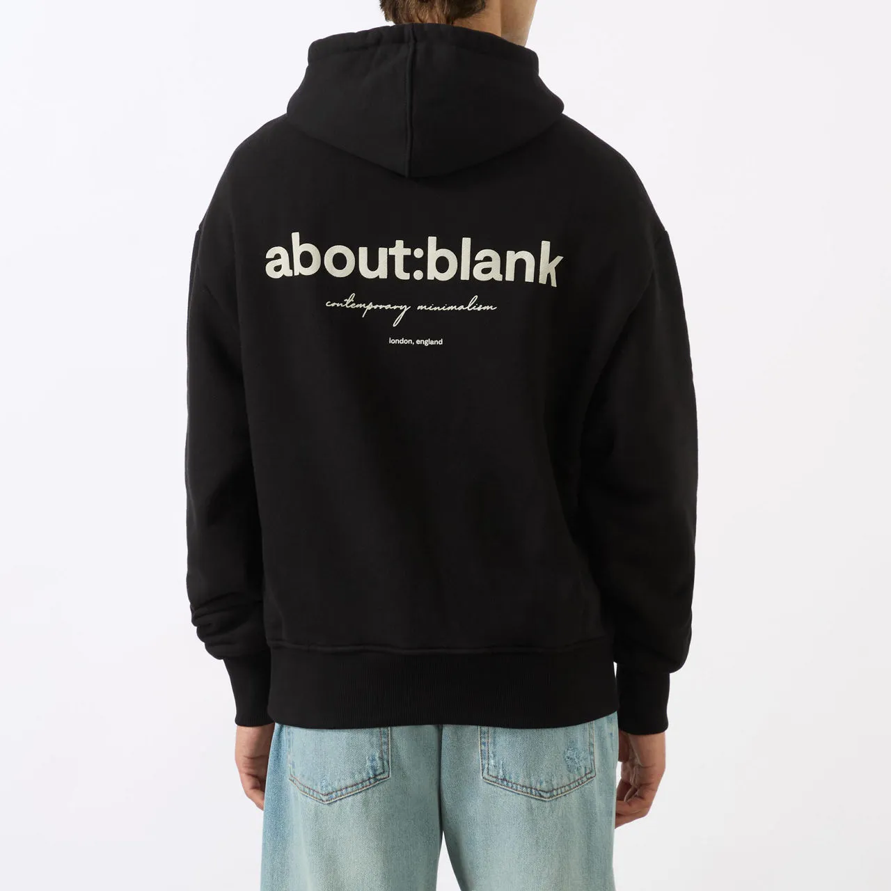 ABOUT:BLANK Box Logo Hoodie - Black