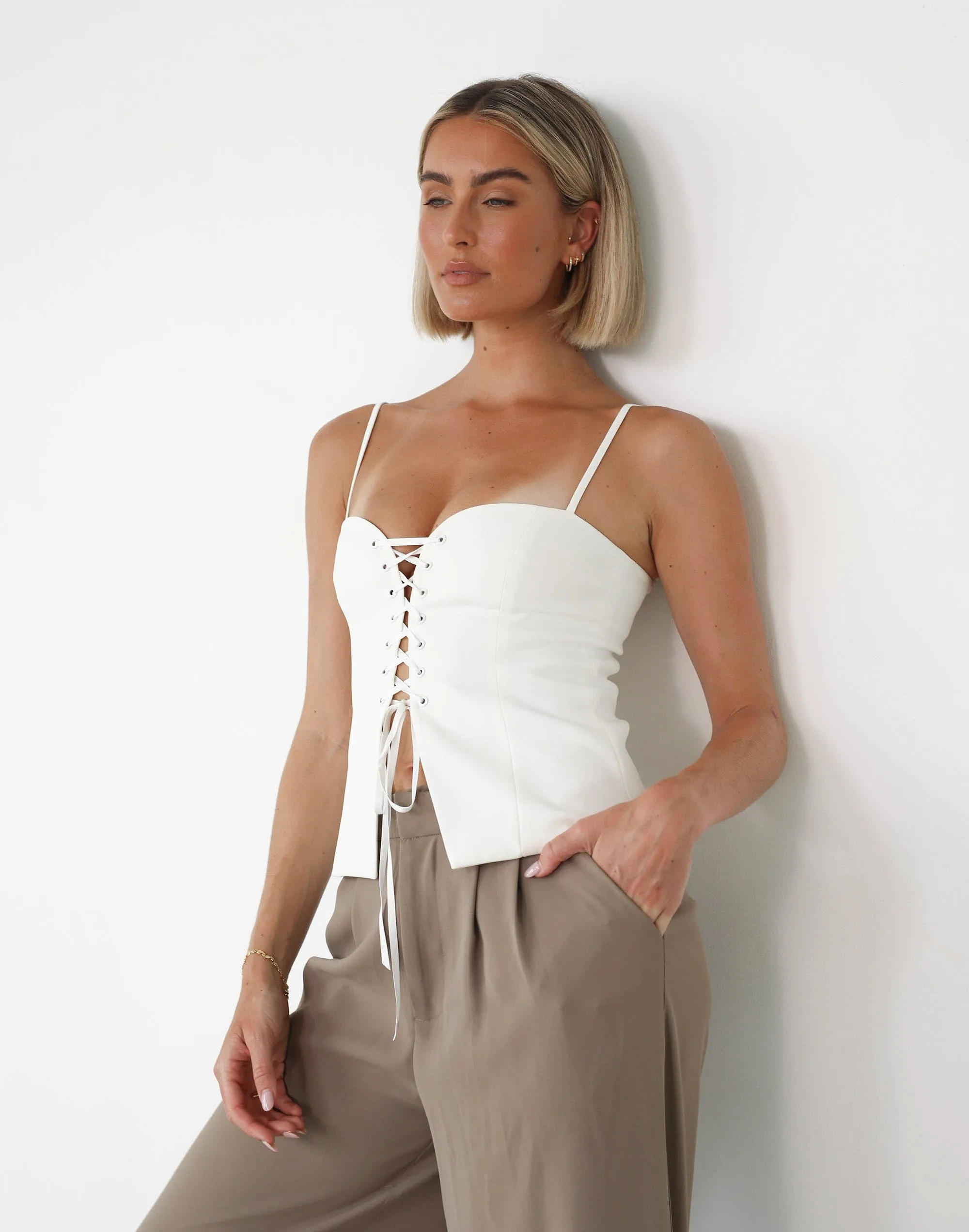 Adi Corset Top (Cream)