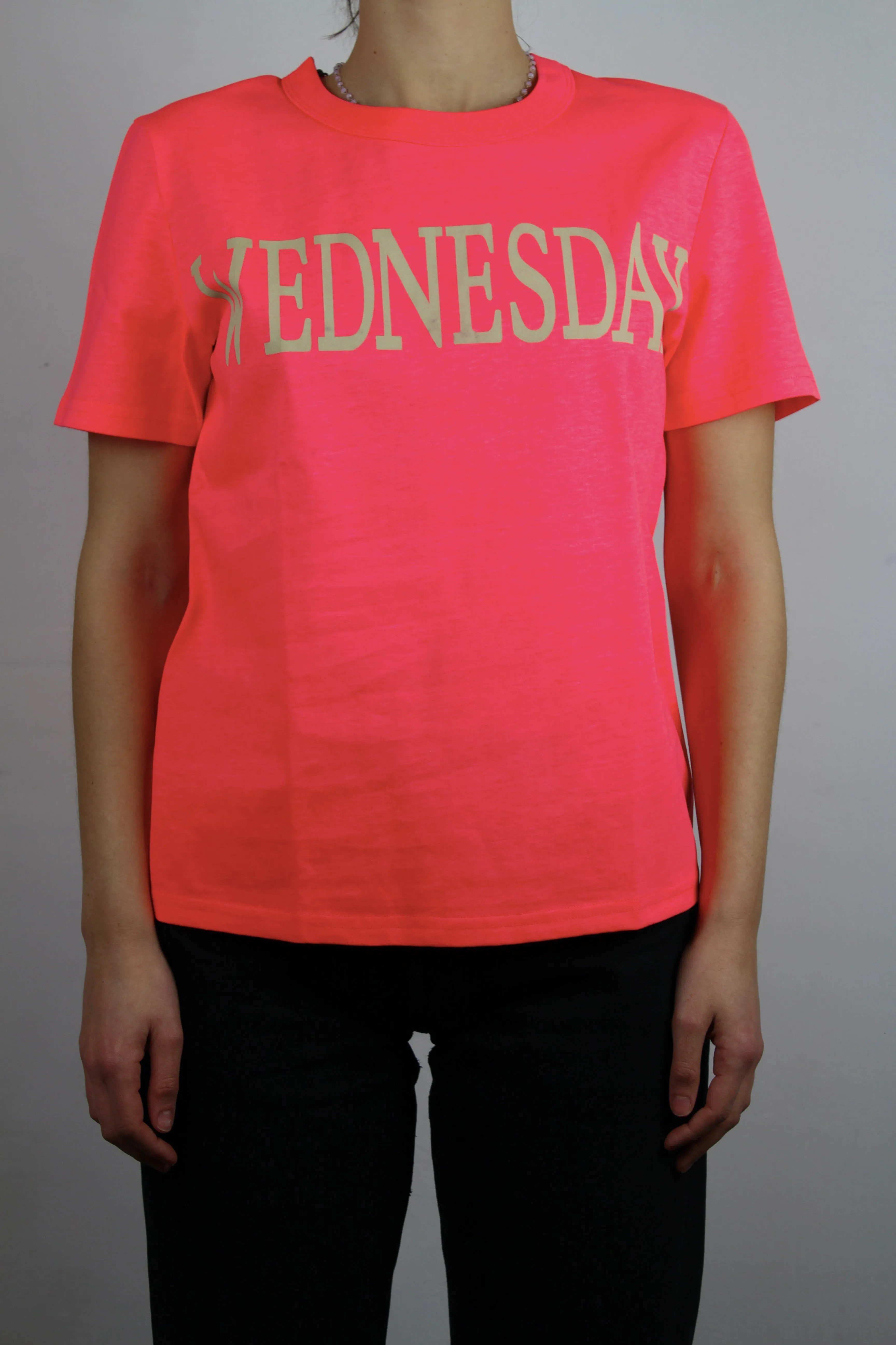 Alberta Ferretti T-shirt Wednesday rosa shocking - Tg. 42