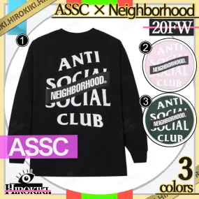 ANTI SOCIAL SOCIAL CLUB  |Unisex Street Style Collaboration Logo T-Shirts