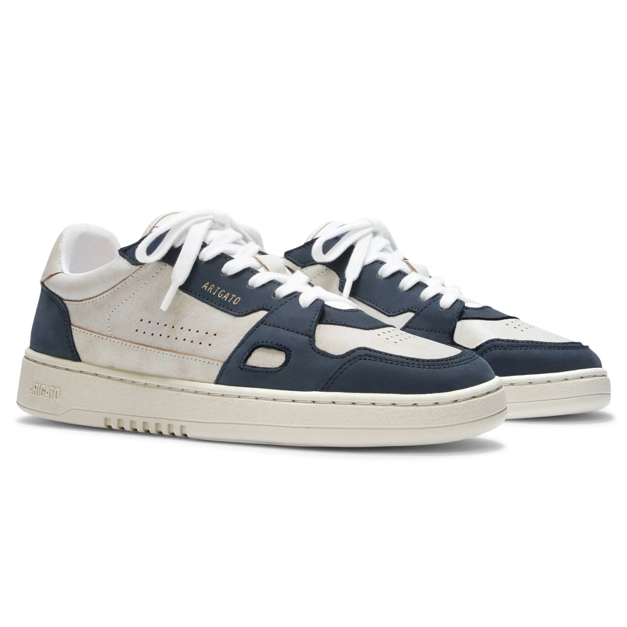 Axel Arigato Dice Low Beige Blue Sneakers