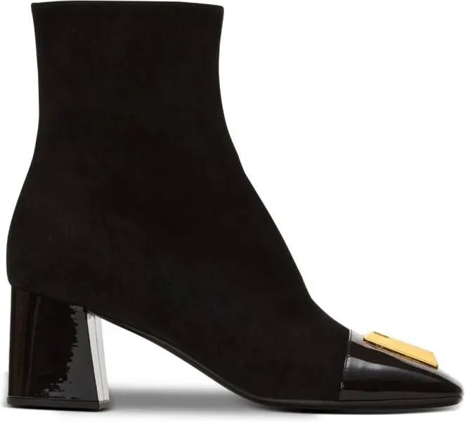 Balmain Edna suede boots Black