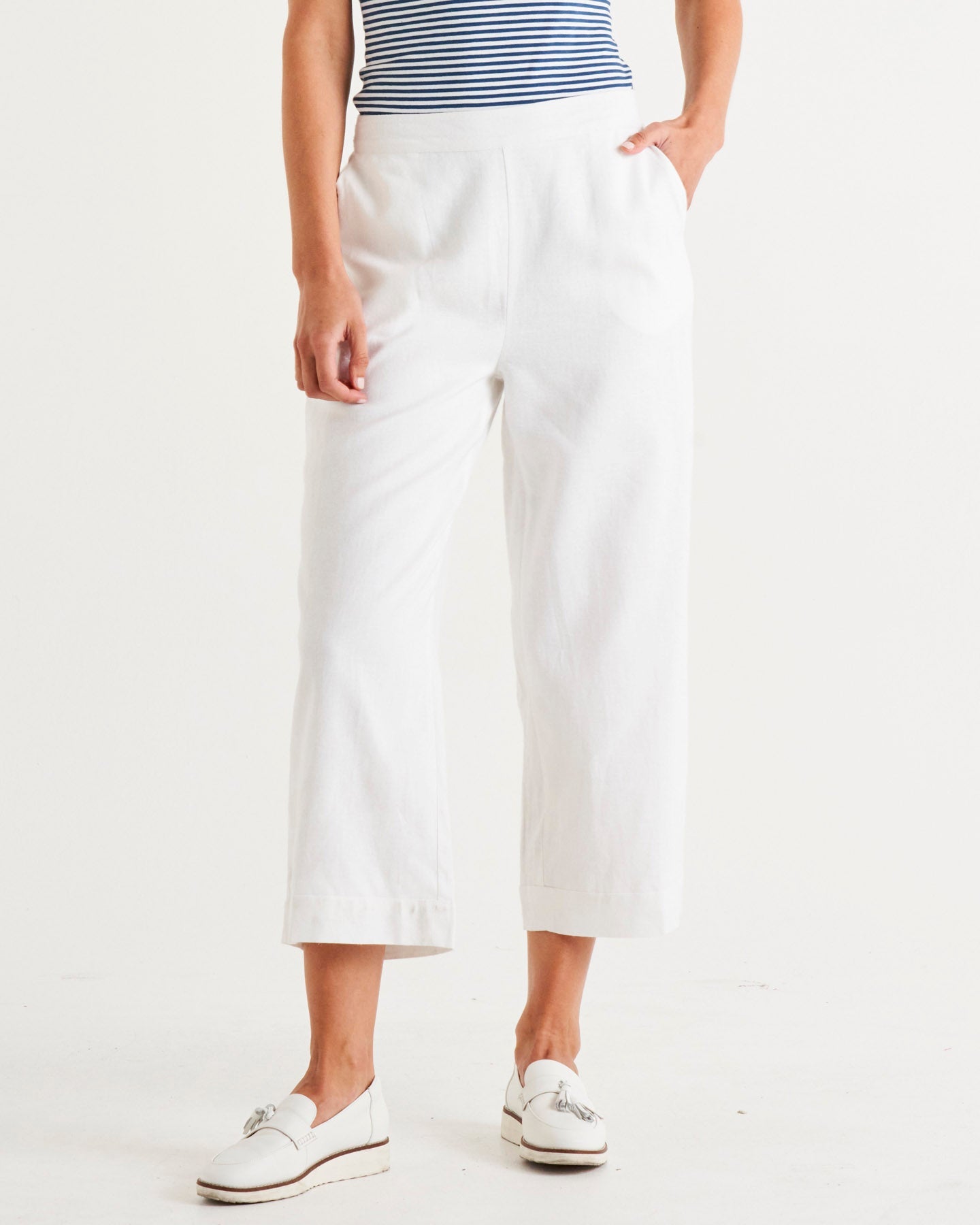 Betty Basics Parker Pant - White