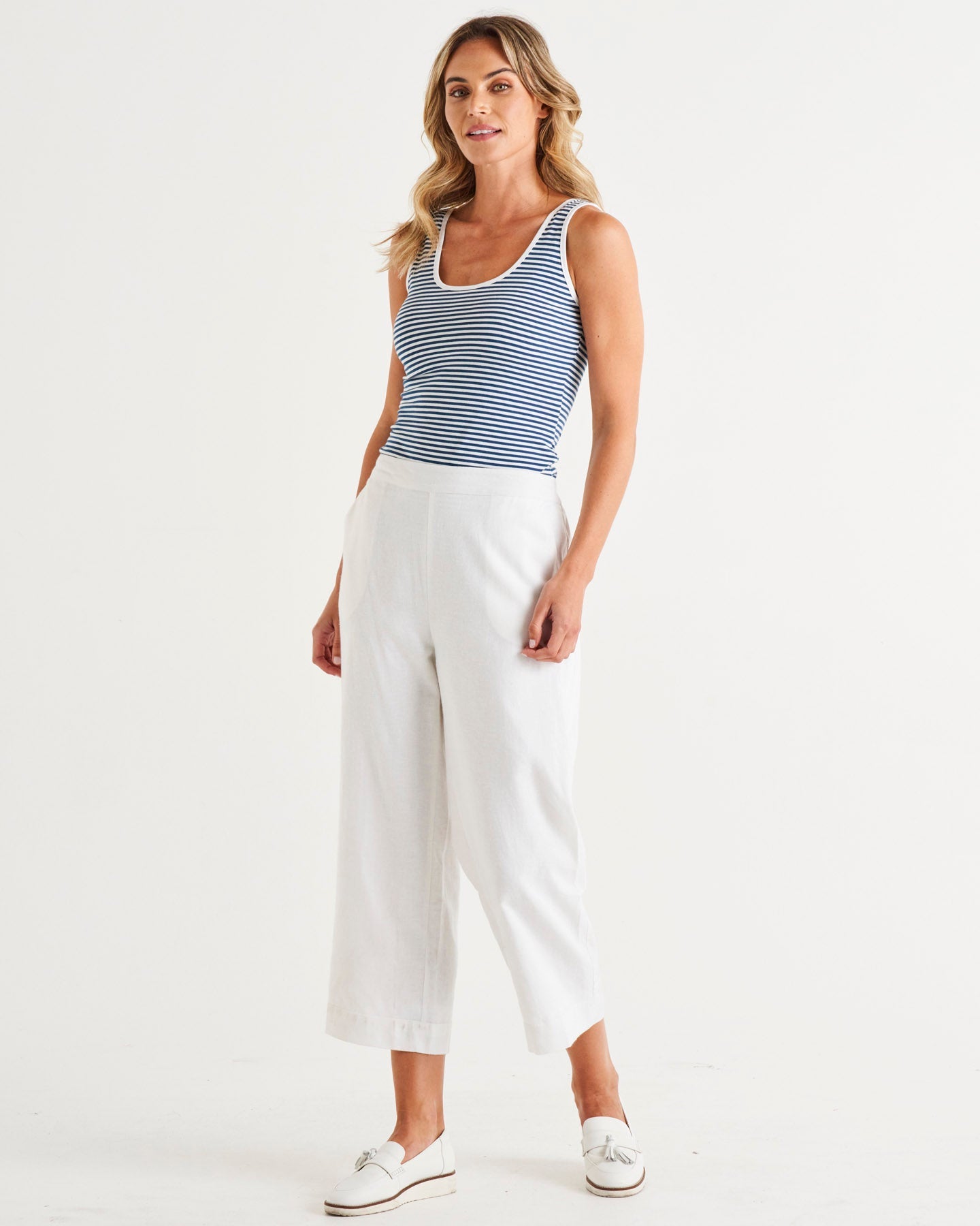 Betty Basics Parker Pant - White