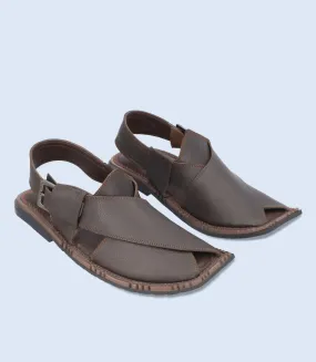 BM4612-BROWN-Men Peshawari's