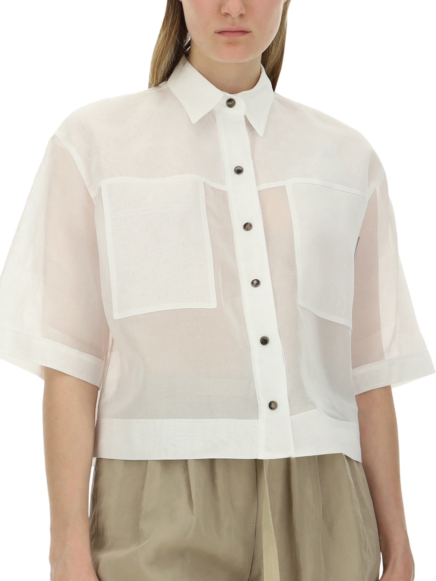 BRUNELLO CUCINELLI    ORGANZA SHIRT