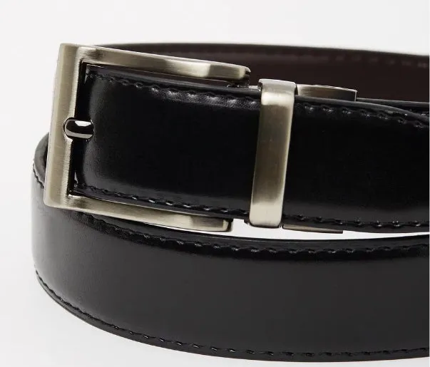 Buckle Banyan Black/Chestnut Belt