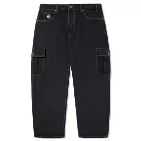 Butter Goods Santosuosso Cargo Denim Jeans Washed Black