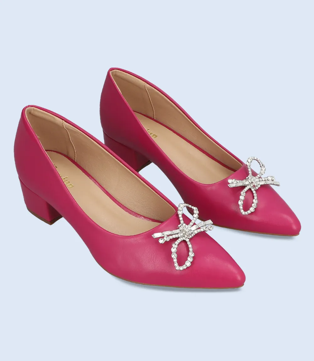 BW8635-Fuschia-Women Casual Court Shoes