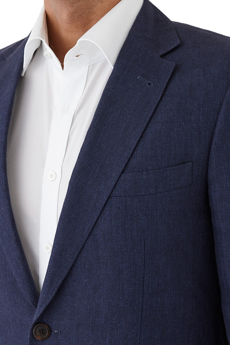 Cambridge - Hawthorn Jacket - Navy Linen