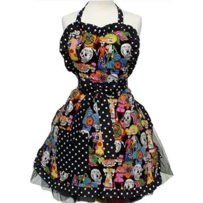 Catrinas and Skulls Apron