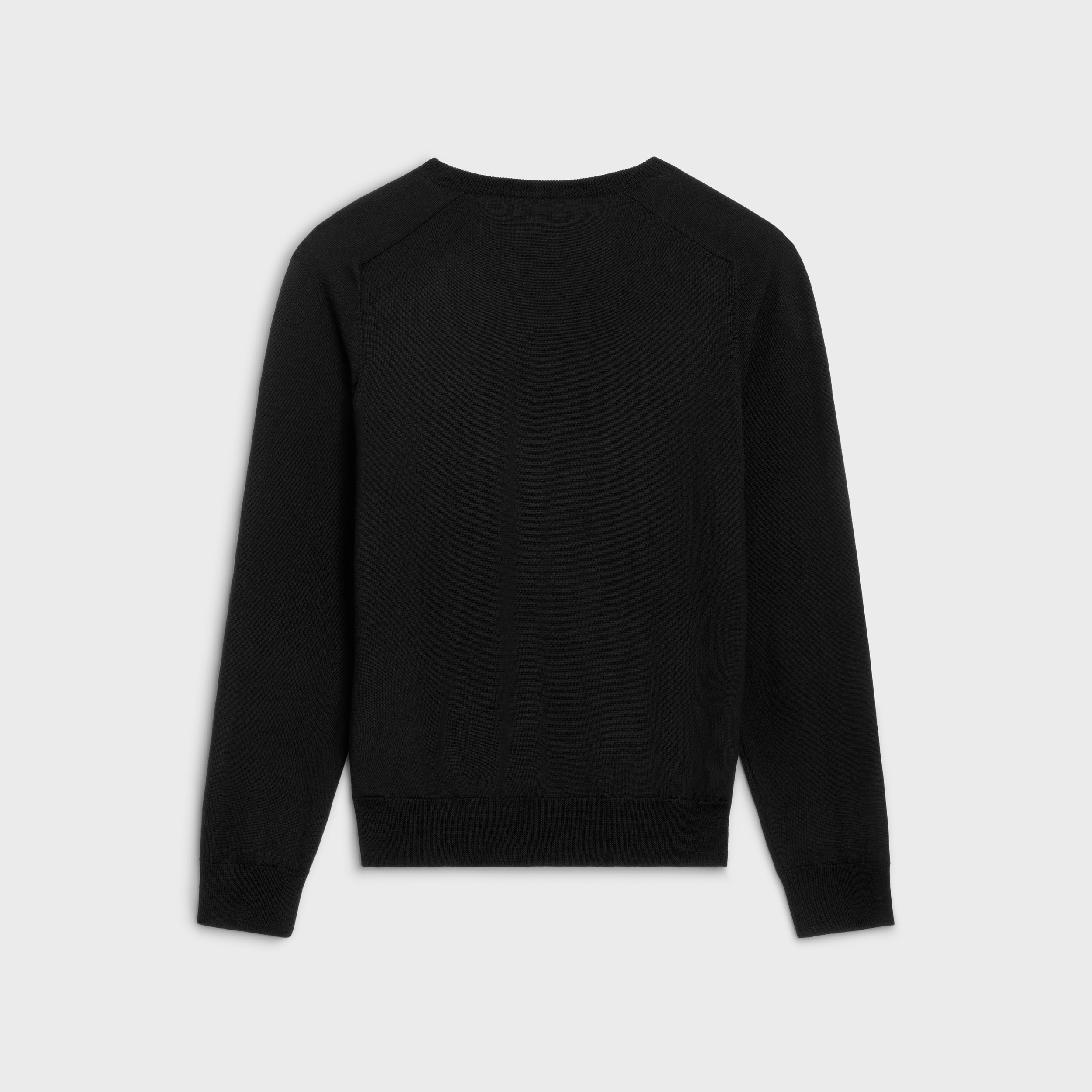 CELINE  |TRIOMPHE V-NECK SWEATER IN WOOL   2AG26322U.38NO