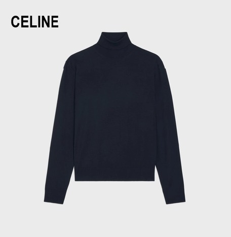 CELINE  |TURTLENECK SWEATER IN ICONIC MERINOS