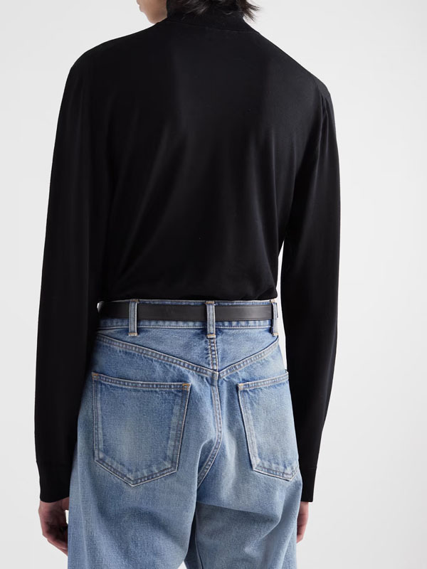 CELINE  |TURTLENECK SWEATER IN ICONIC MERINOS