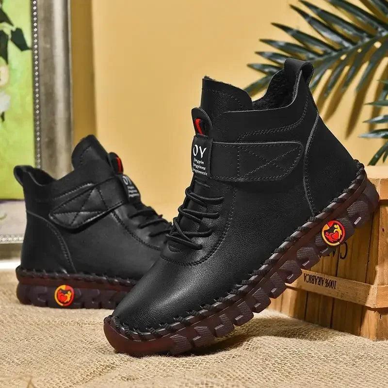 Chucky Heel Ankle Snow Boots