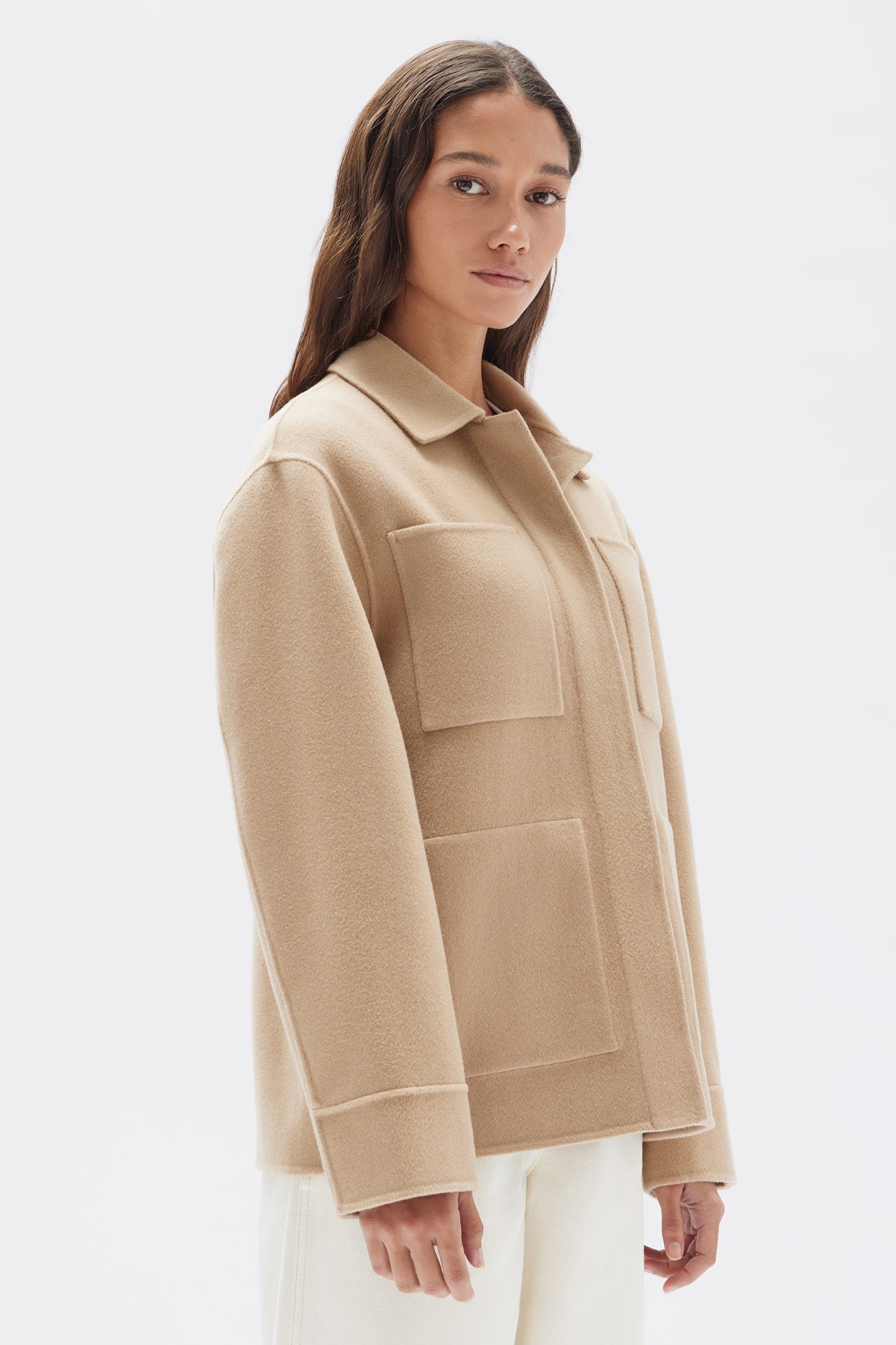 Claudelle Wool Cashmere Jacket