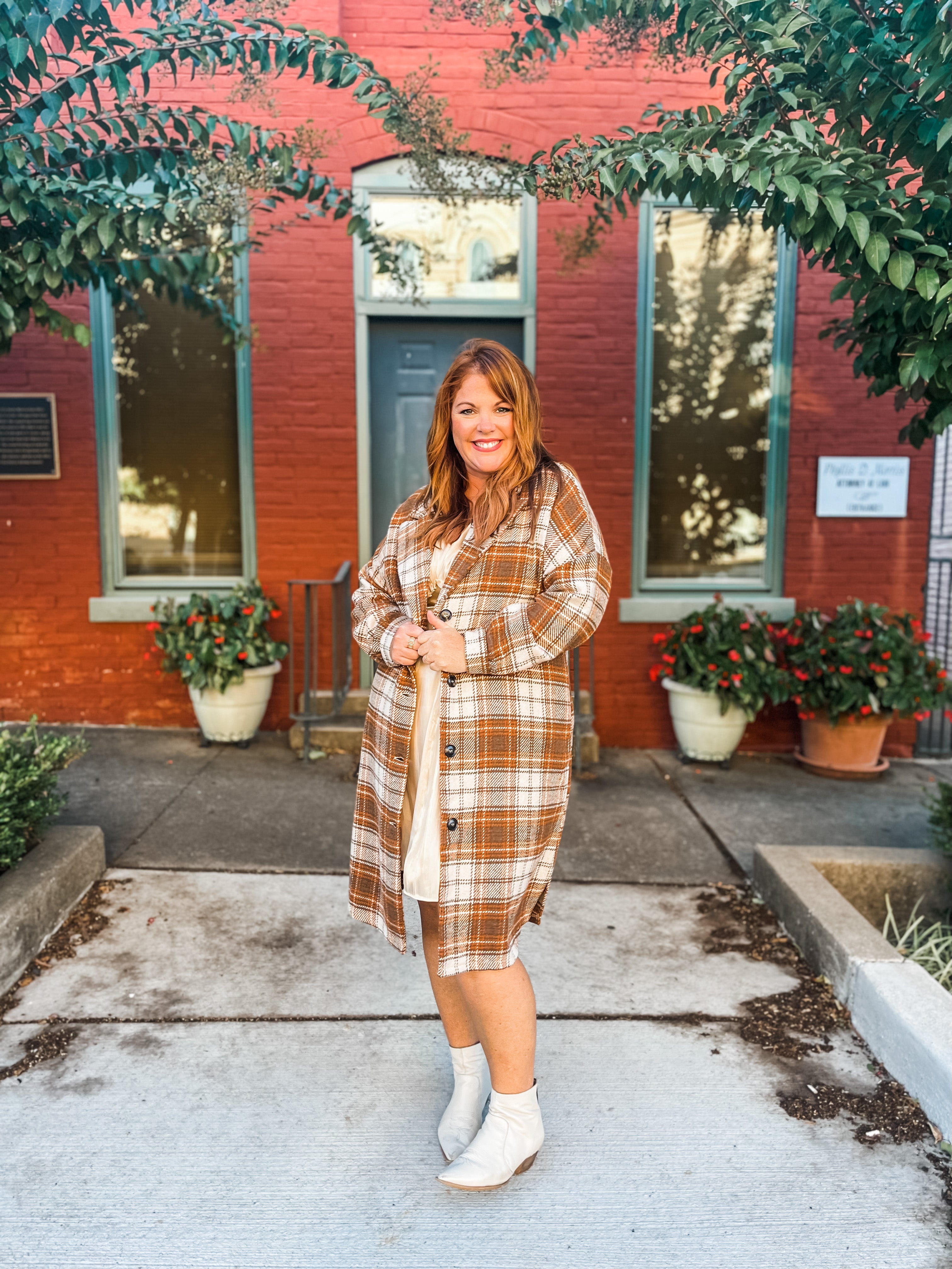 Copper Mix Long Flannel Jacket PLUS