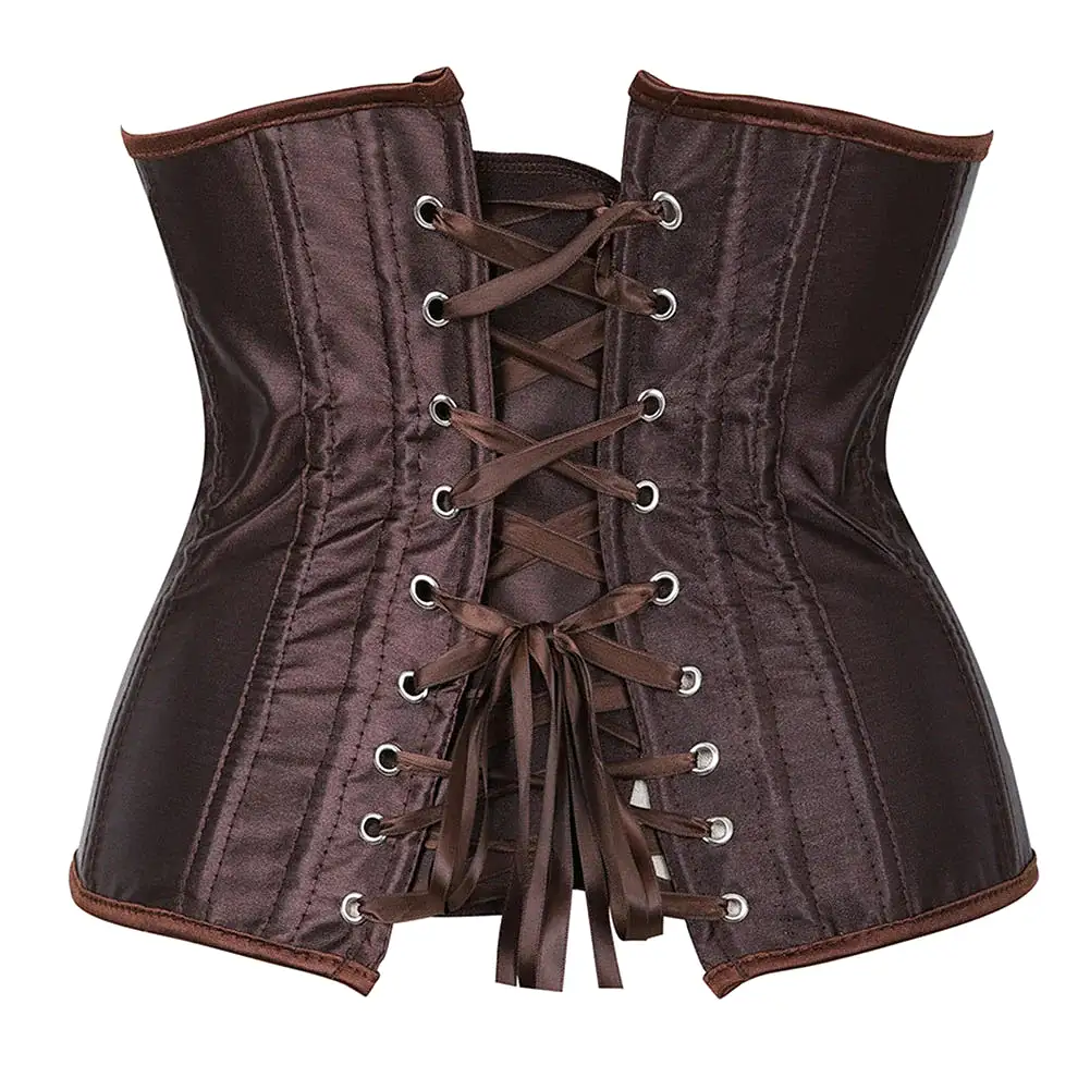 Corset Drag Satin (Brown)