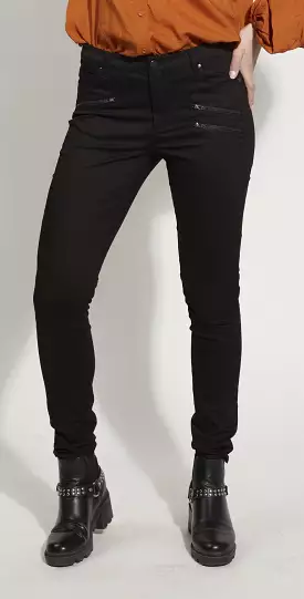 Drama The Label Roxette Pant - Black Gunmetal