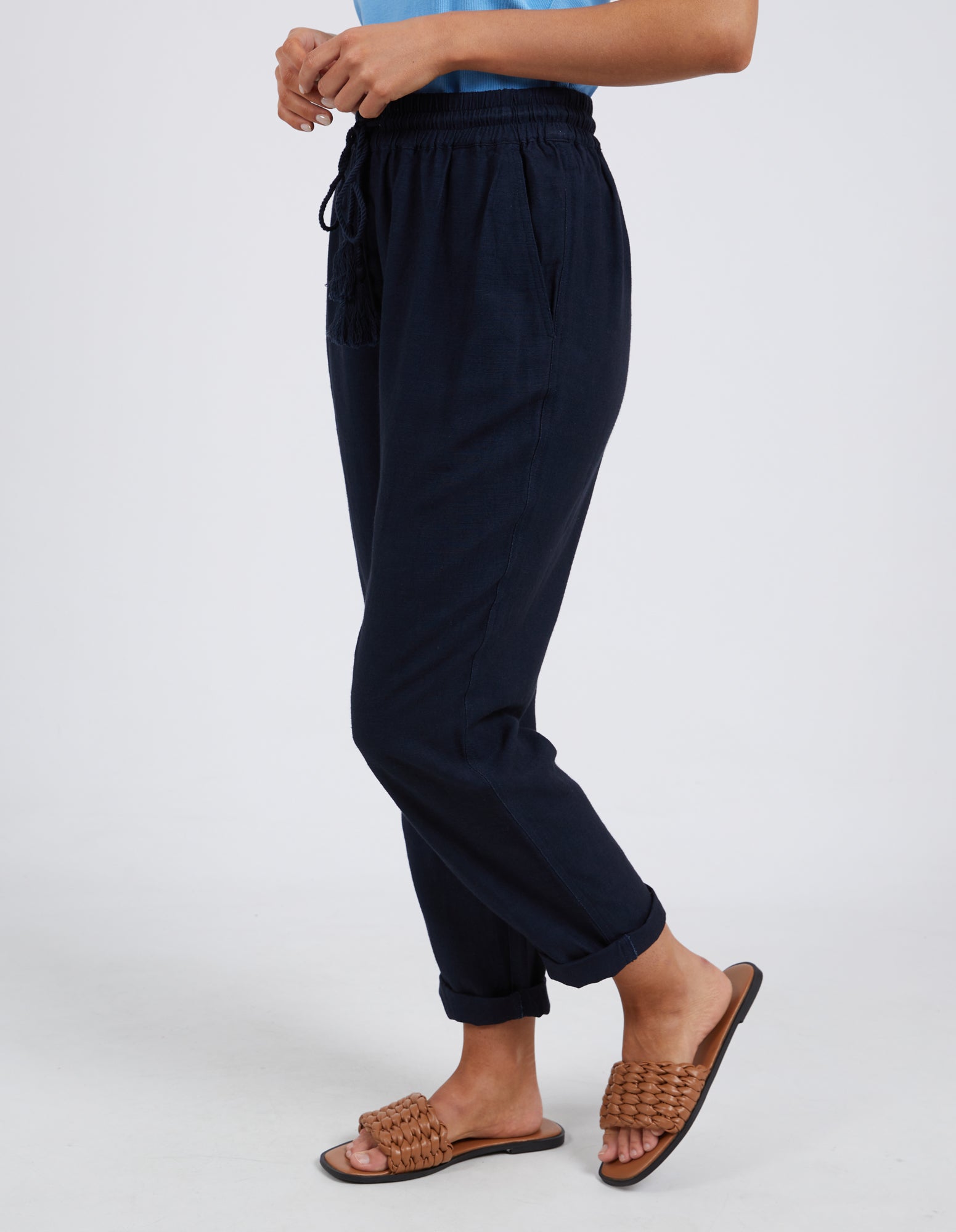 Elm Clem Relaxed Pant Navy