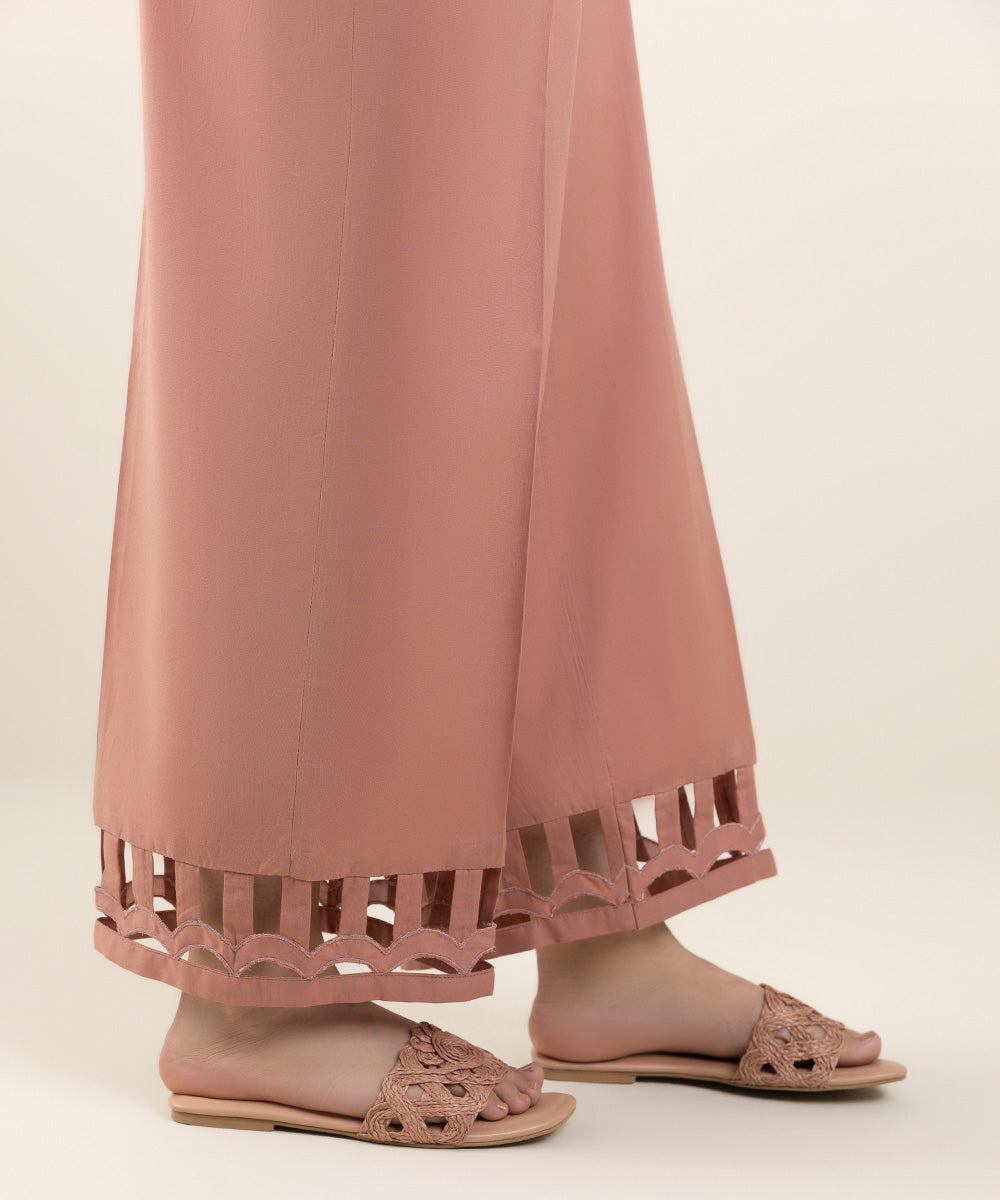 Embroidered Cambric Culottes