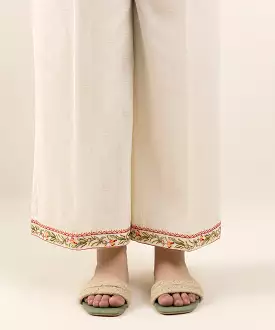 Embroidered Jacquard Culottes