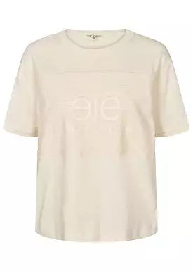 Esmé Studios Mindy SS Loose T-shirt - Buttercream