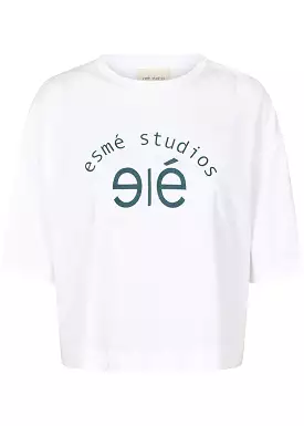 Esmé Studios Patricia 2/4 T-shirt - White