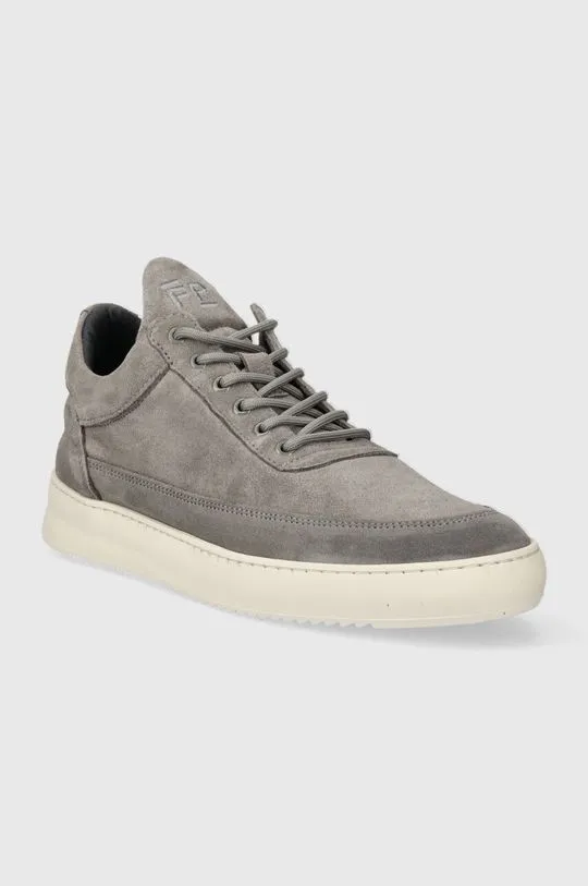 Filling Pieces suede sneakers Low Top Suede gray color 10122791002