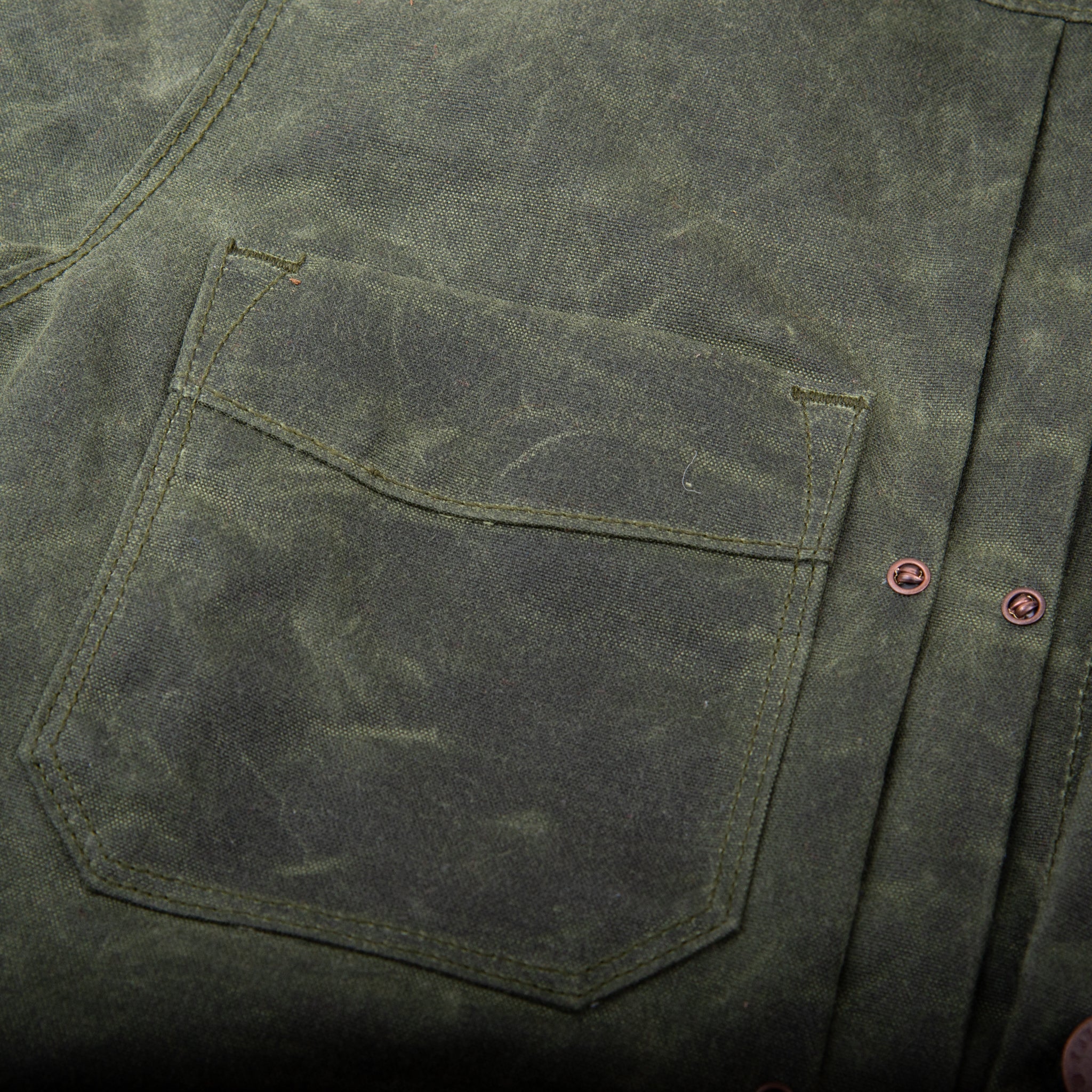 Freenote Cloth Waxed Riders Jacket - Olive