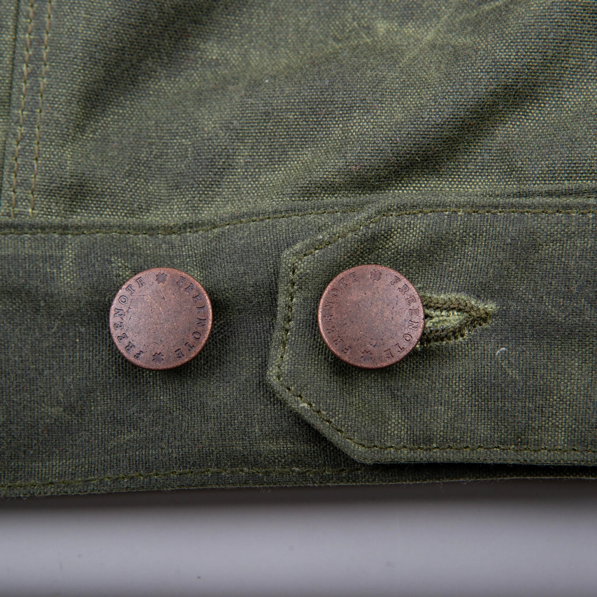 Freenote Cloth Waxed Riders Jacket - Olive