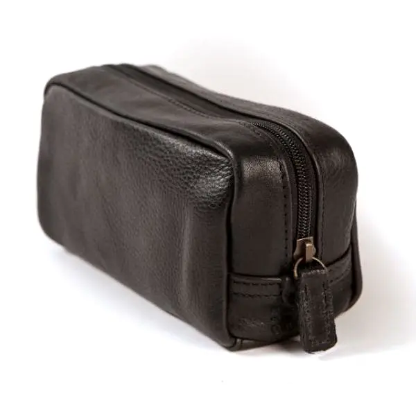 GEORGE MINI DOPP KIT TITAN MILLED