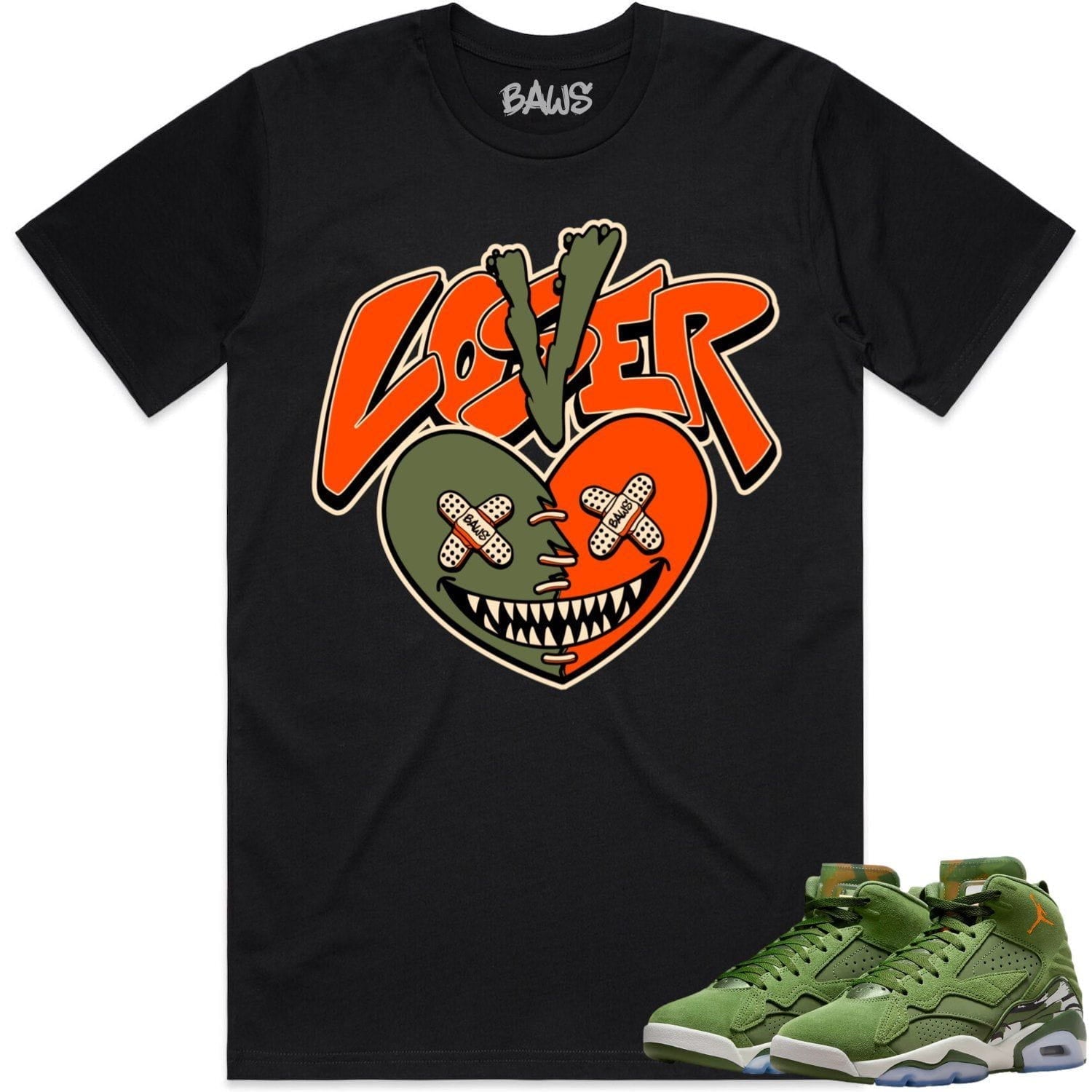 Jordan MVP 678 Sky J Olive Shirt to Match - CELADON LOVER LOSER BAWS