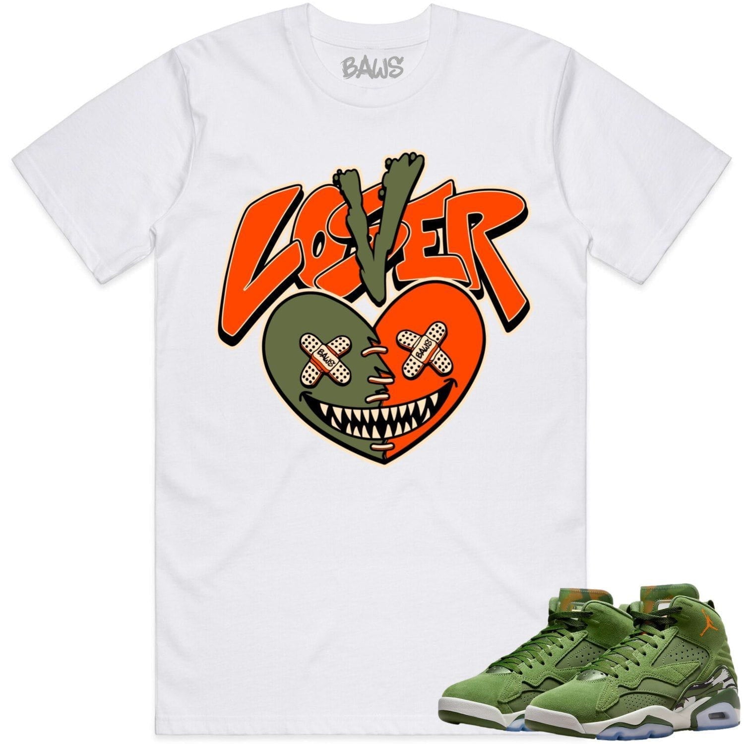 Jordan MVP 678 Sky J Olive Shirt to Match - CELADON LOVER LOSER BAWS