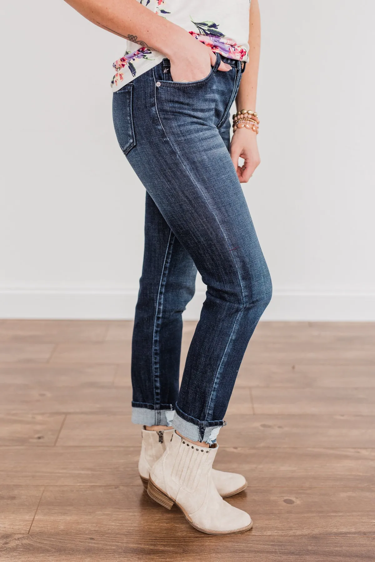 KanCan Straight Fit Jeans- Gina Wash