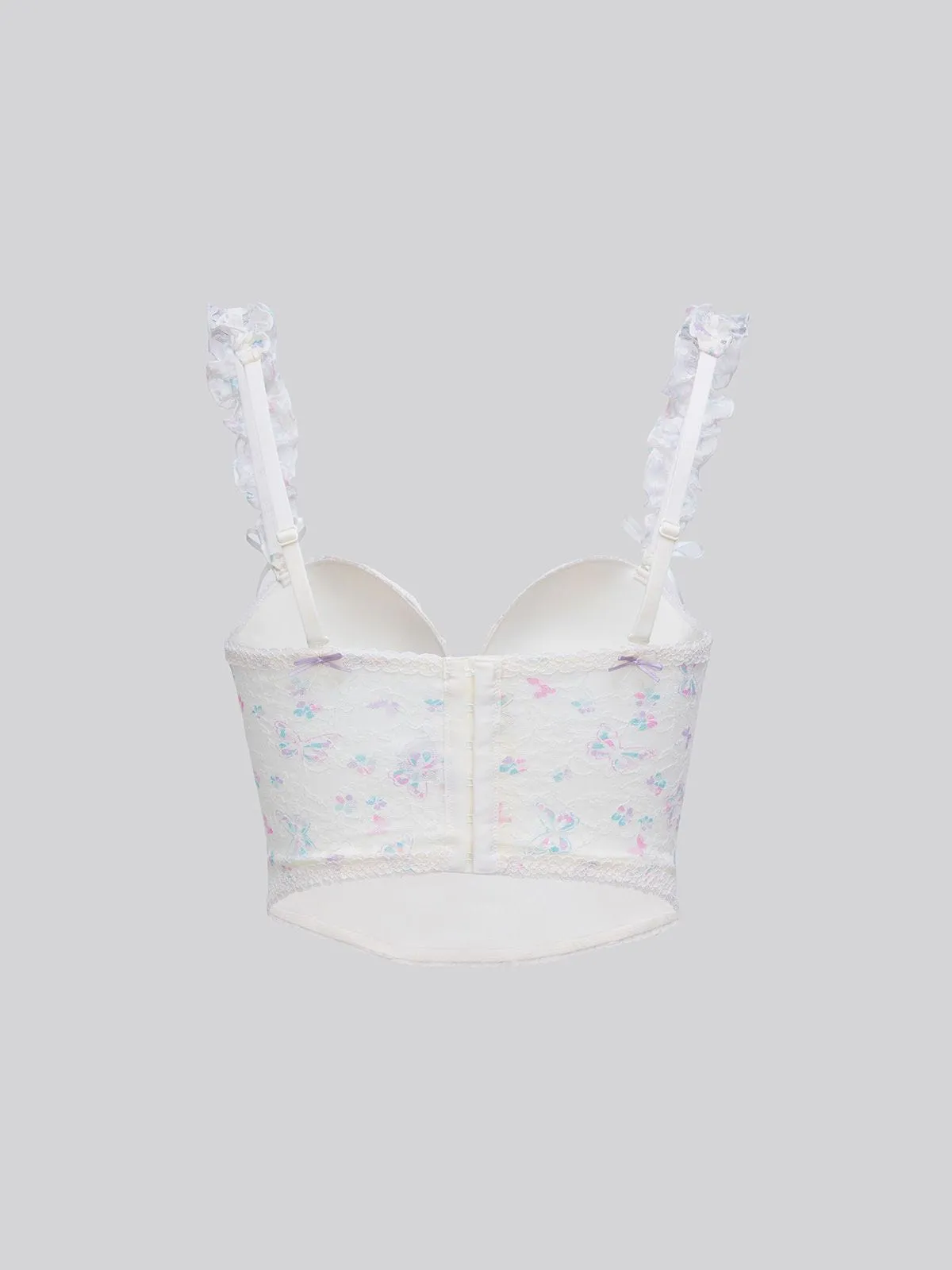 KENTA, Lace Corset Bra