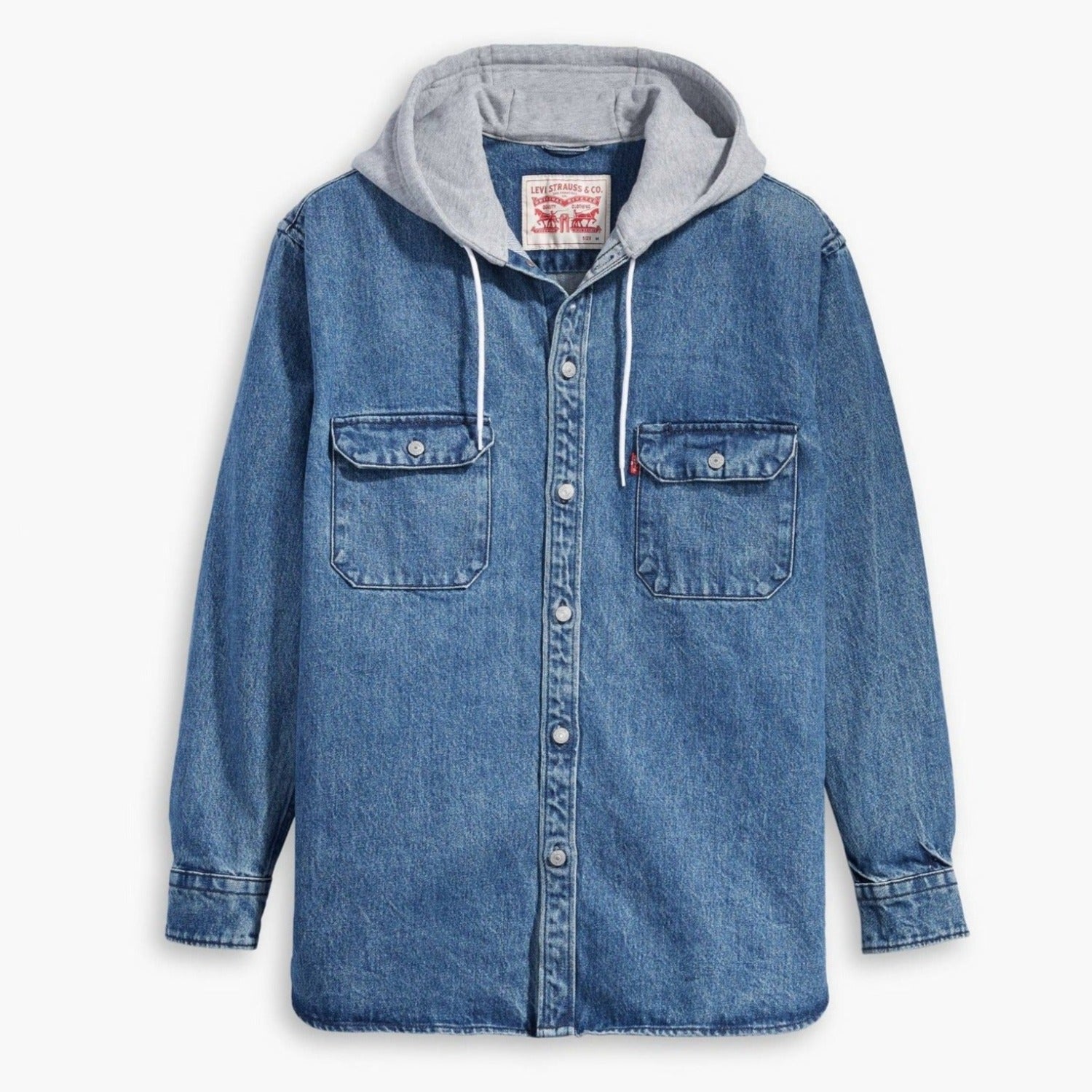 Levi's Hooded Jackson Overshirt - Blue 77385-0000