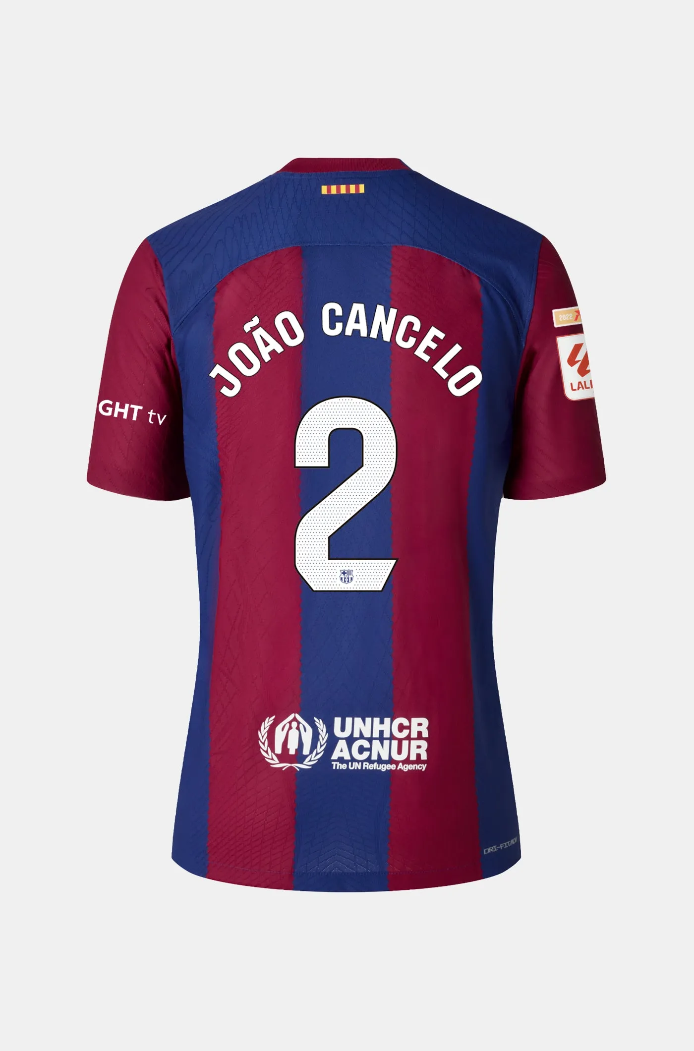 LFP FC Barcelona home shirt 23/24 - Junior - JOO CANCELO