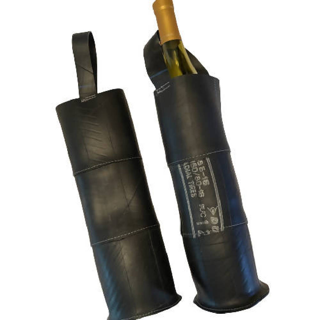 Lorna M Designs-Bike Tube Wine Bag