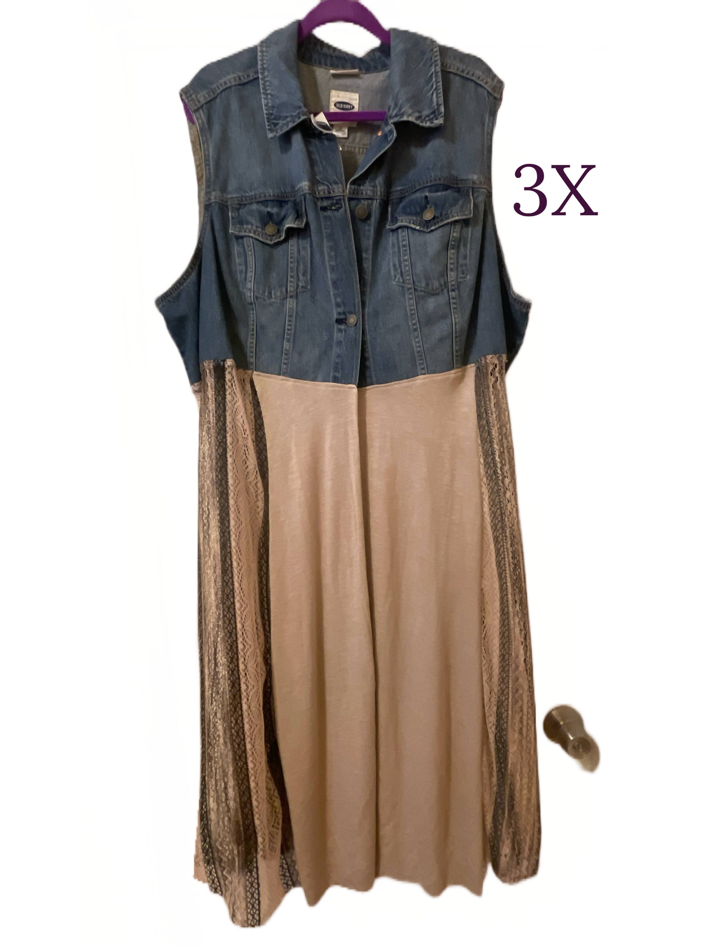 Lorna M Designs - Jeans Duster Vest