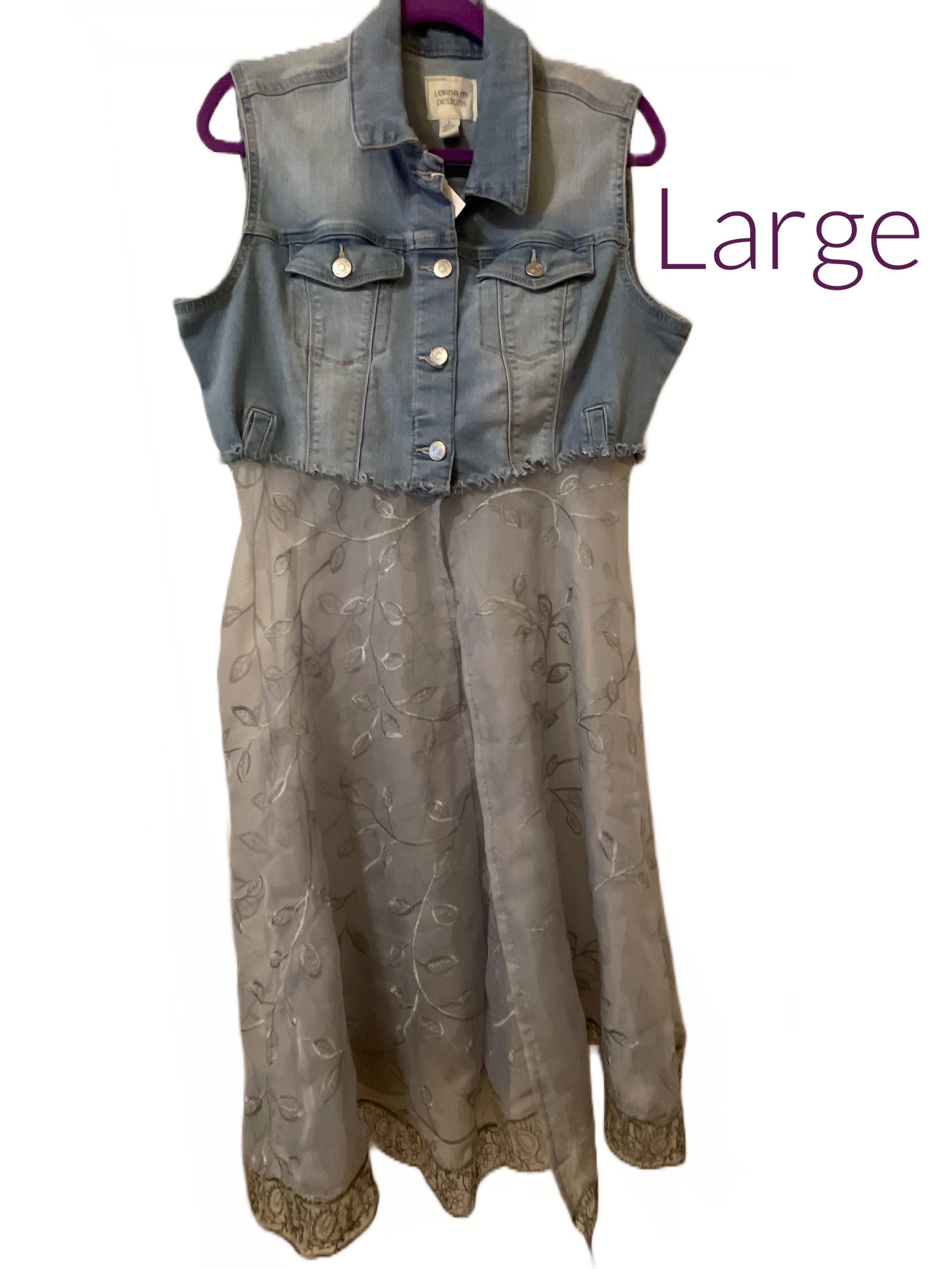 Lorna M Designs - Jeans Duster Vest