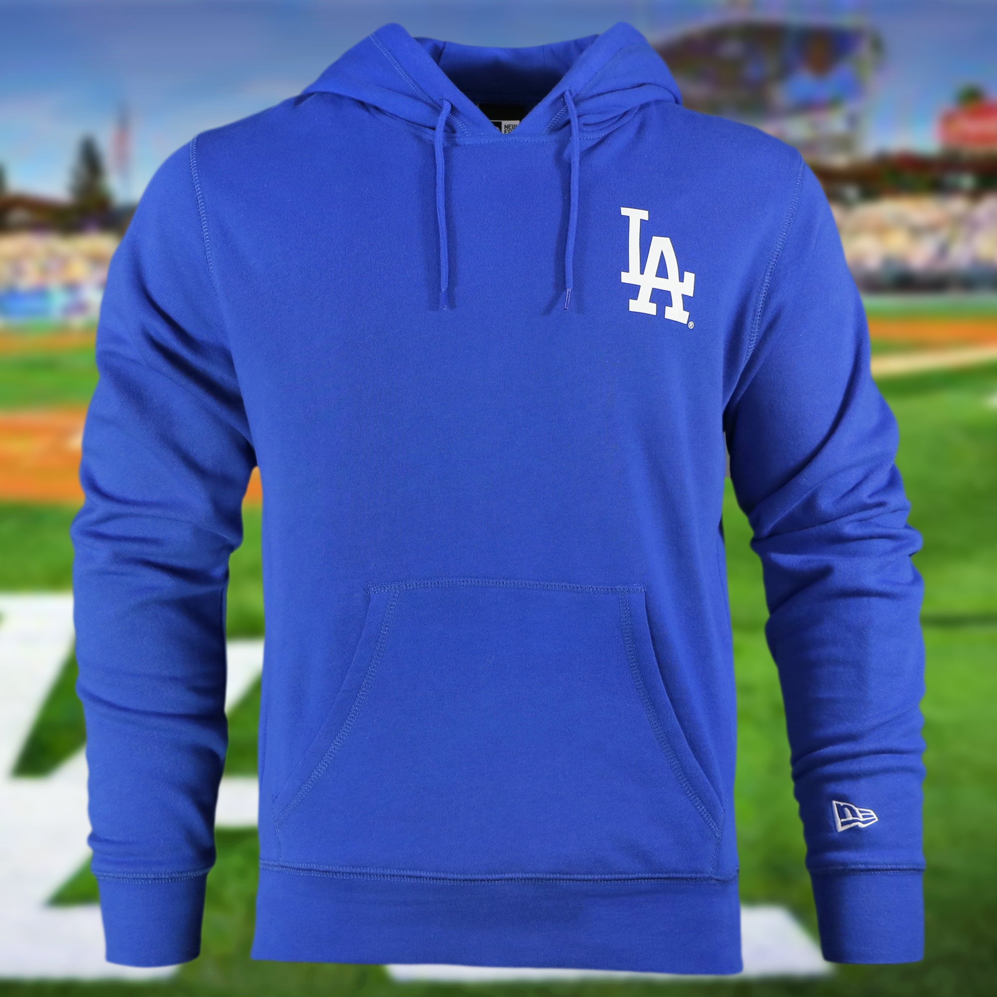 Los Angeles Dodgers City Cluster 59Fifty Fitted Matching Royal Pullover Hoodie