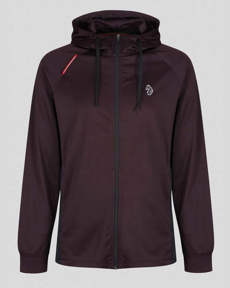 Luke Sport KEY Zip-Through Hoodie in Rioja