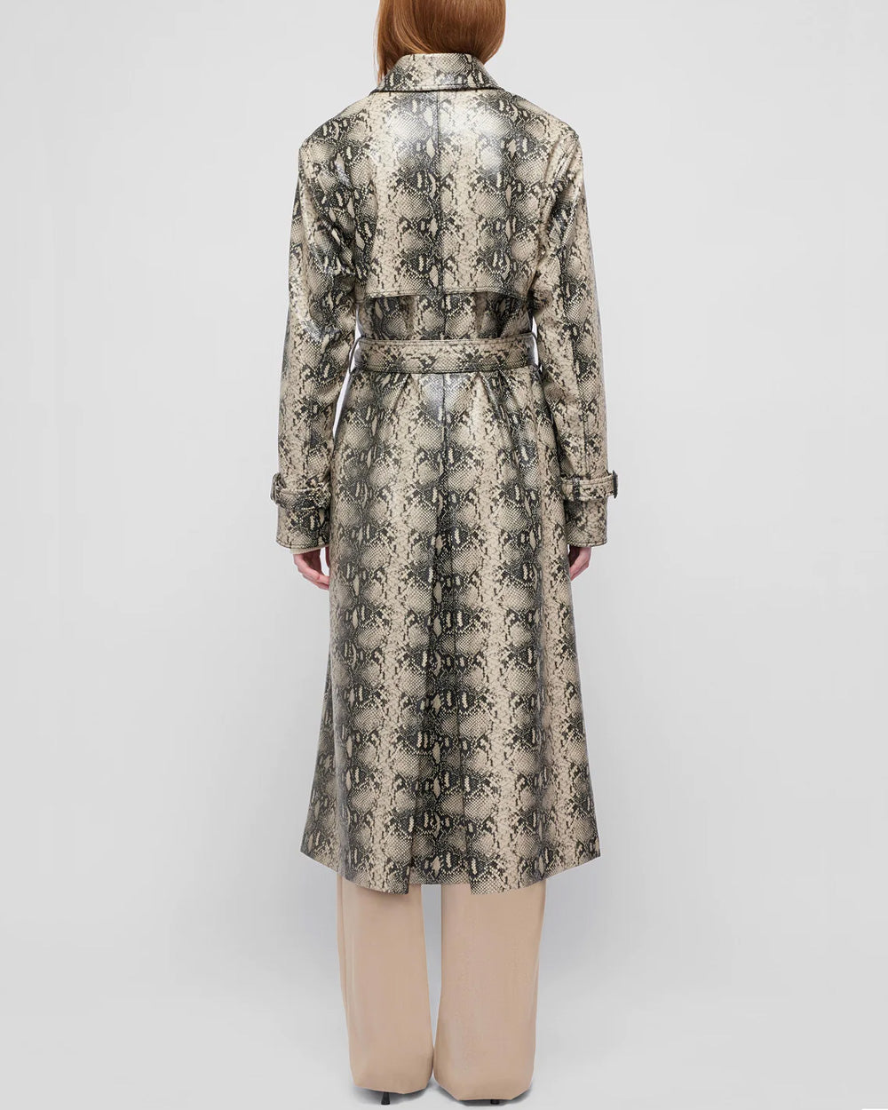 Macadamia Python Loretta Trench Coat