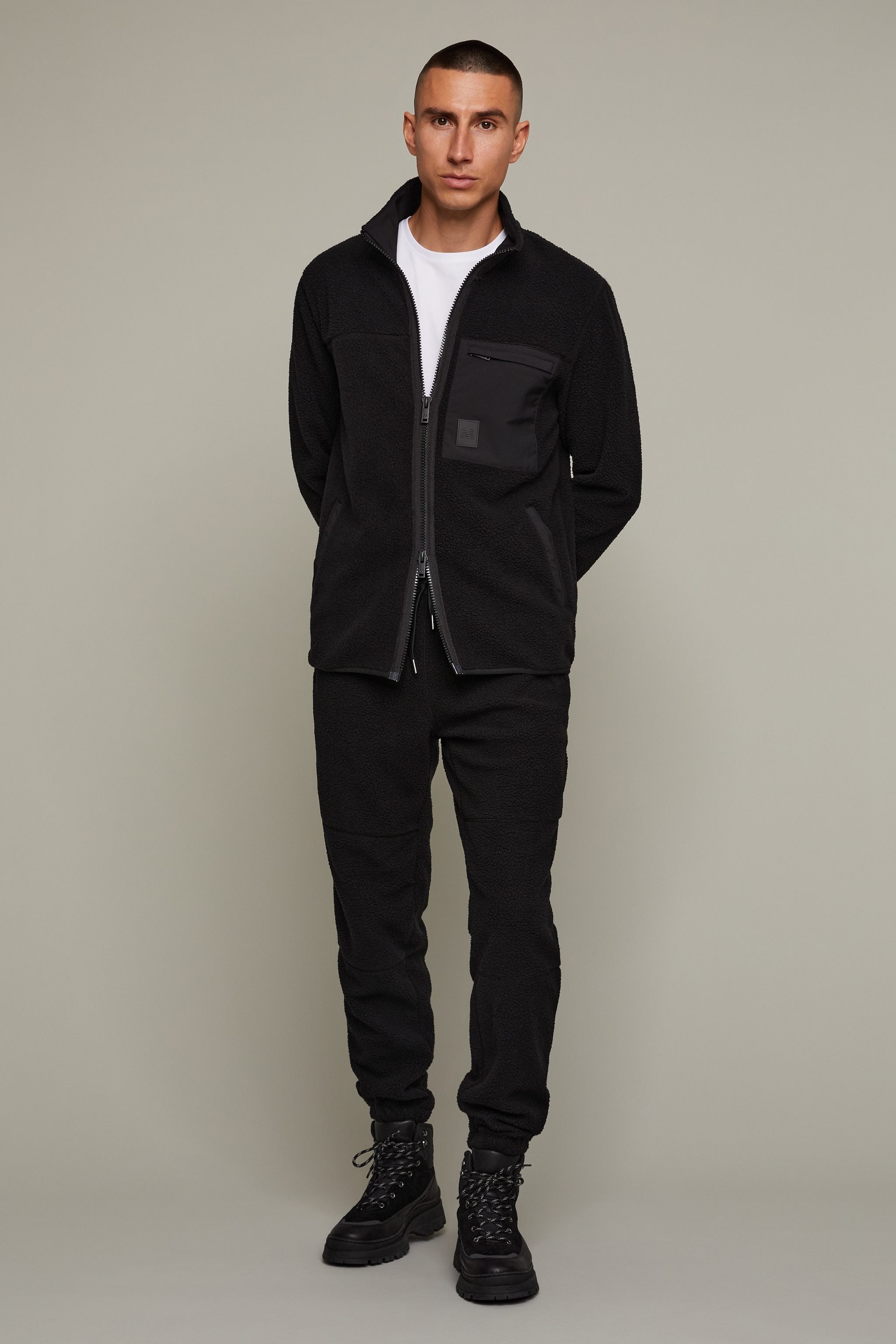 Matinique MAisaac Zipper Cardigan In Black