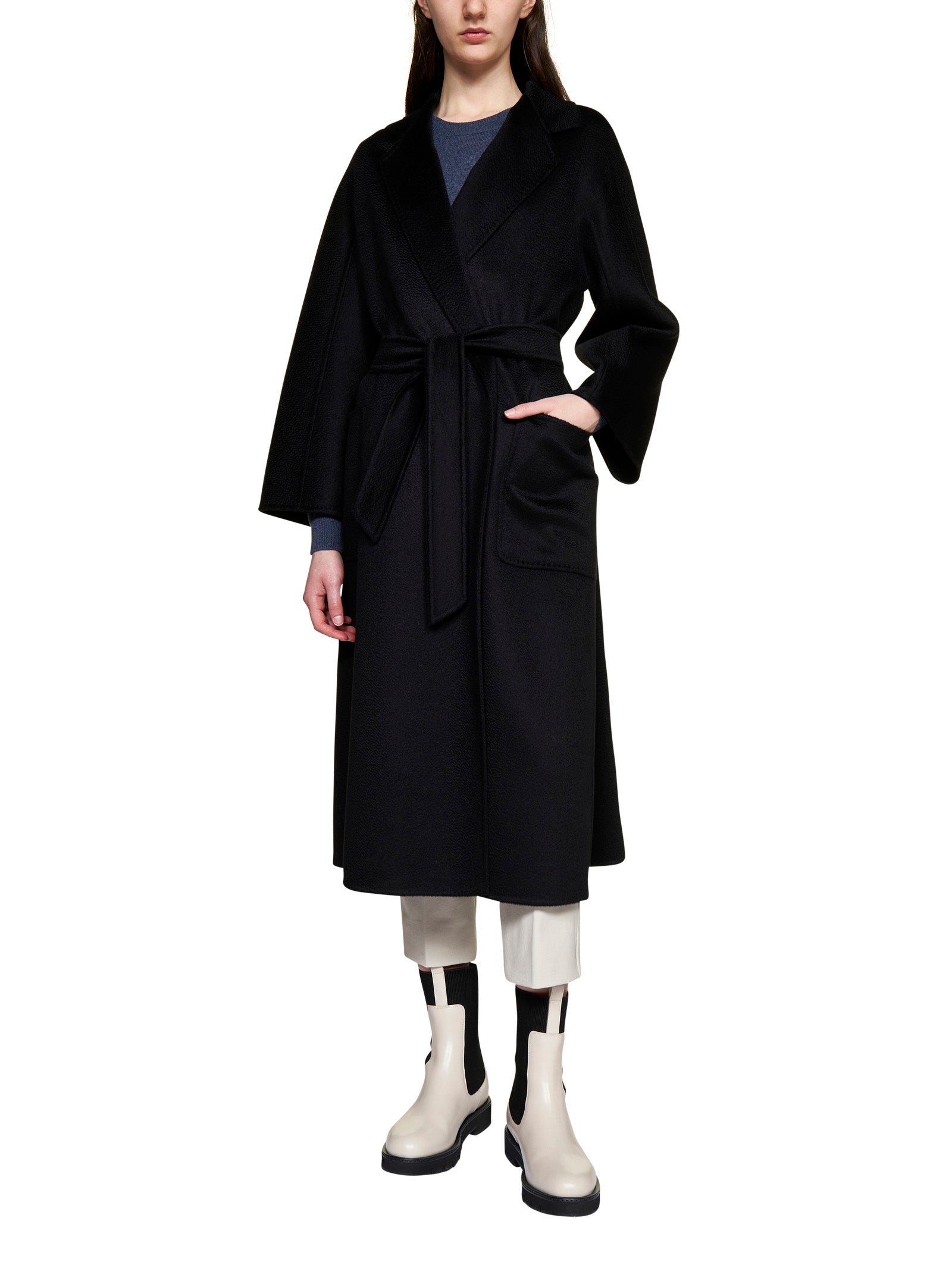 Max Mara Belted Long-Sleeved Coat