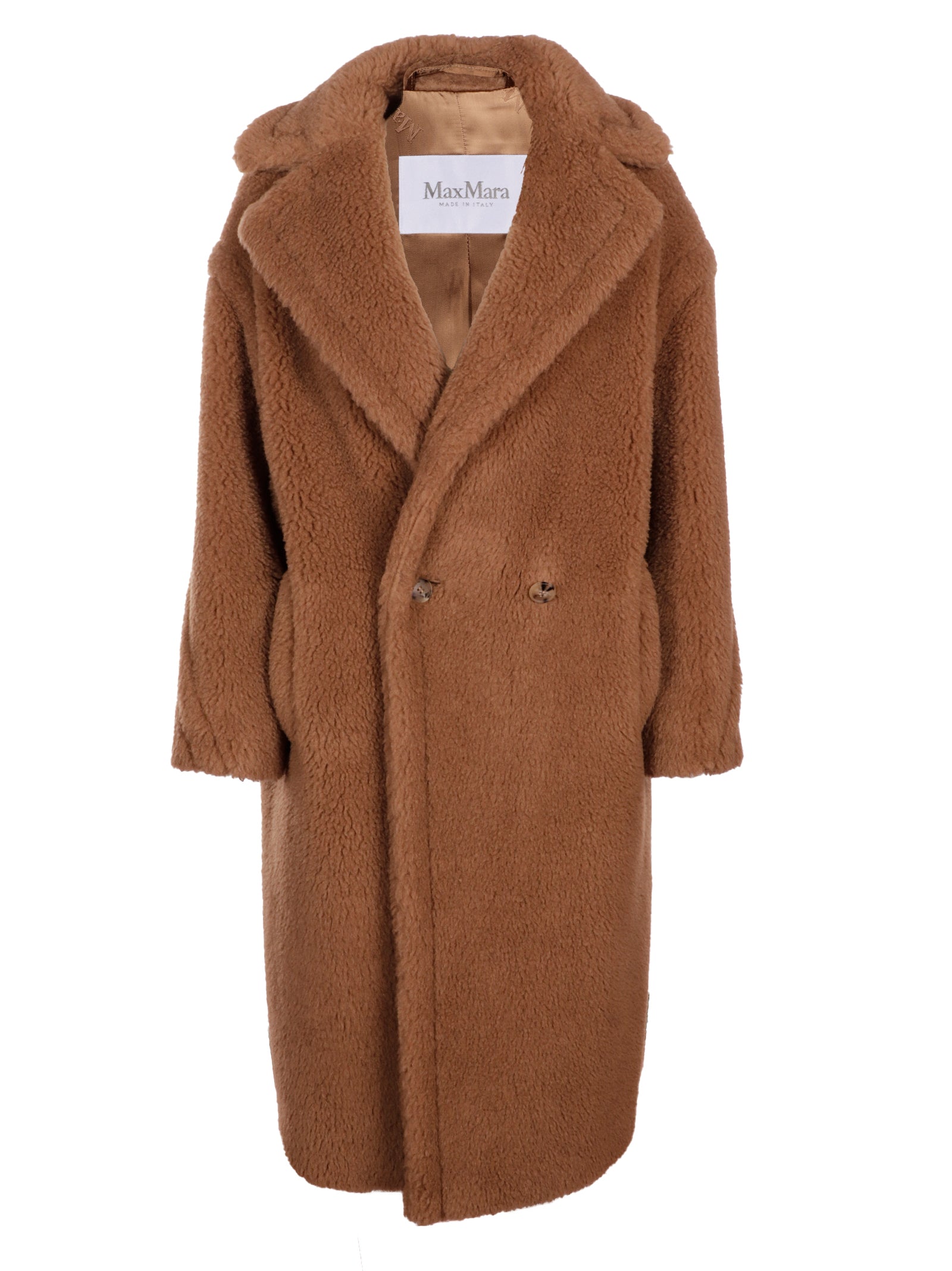 Max Mara Long-Sleeved Teddy Coat