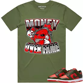 Mystic Red Dunks Shirt to Match - RED MOF