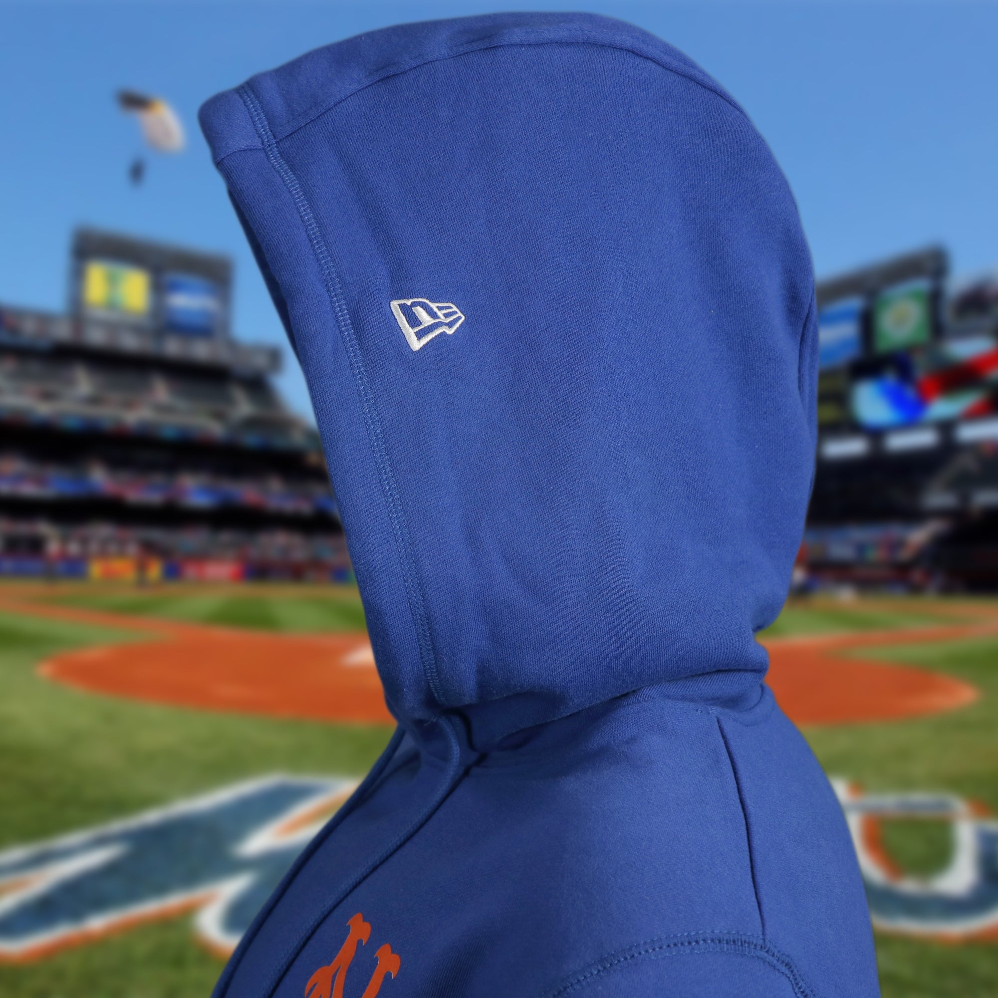 New York Mets City Cluster 59Fifty Fitted Matching Royal Pullover Hoodie