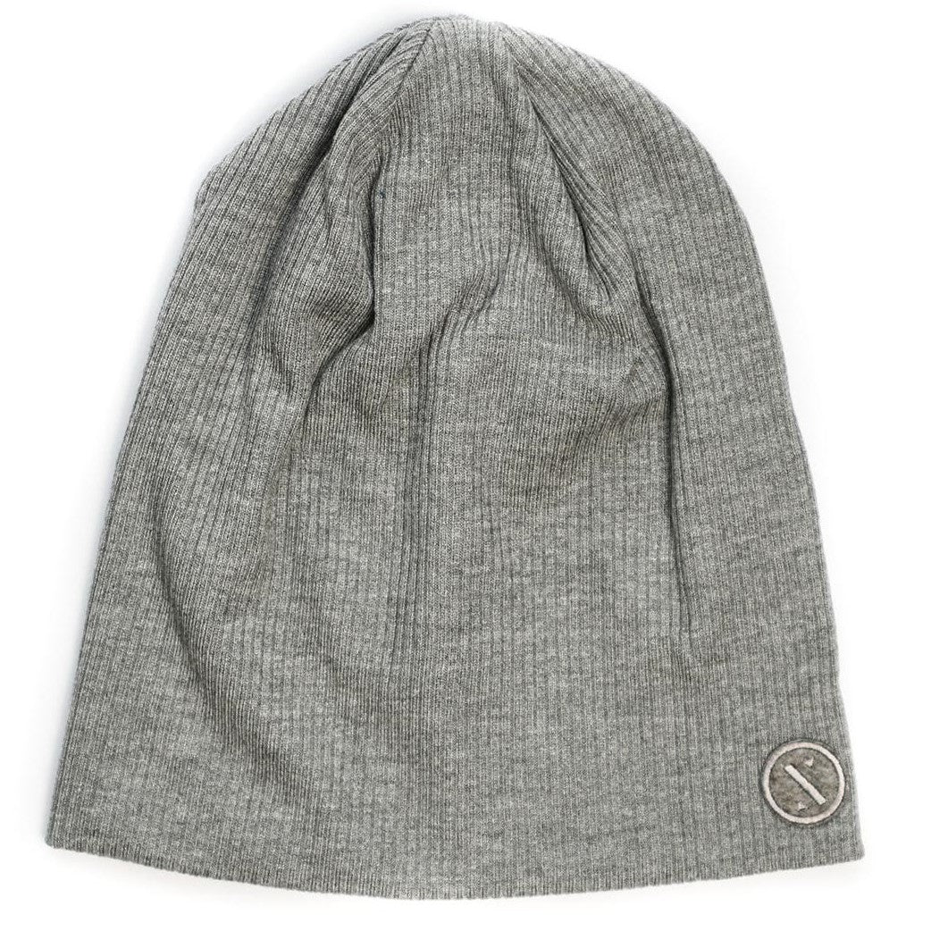 Nicsessories Grey Logo Sweater Beanie